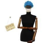 Fashion, accesorii si bijuterii - Femei - Accesorii femei - Caciuli si palarii femei - Bereta de dama, Buticcochet, din lana, one size, Albastru inchis - BSC723 - Infinity.ro