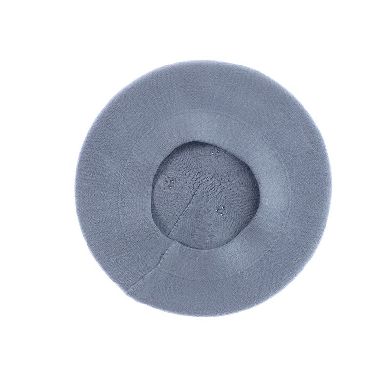 Fashion, accesorii si bijuterii - Femei - Accesorii femei - Caciuli si palarii femei - Bereta de dama, Buticcochet, din acril si vascoza, model cu strasuri, one size, Albastru - BSC737 - Infinity.ro