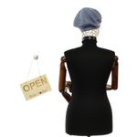 Fashion, accesorii si bijuterii - Femei - Accesorii femei - Caciuli si palarii femei - Bereta de dama, Buticcochet, din acril si vascoza, model cu strasuri, one size, Albastru - BSC737 - Infinity.ro