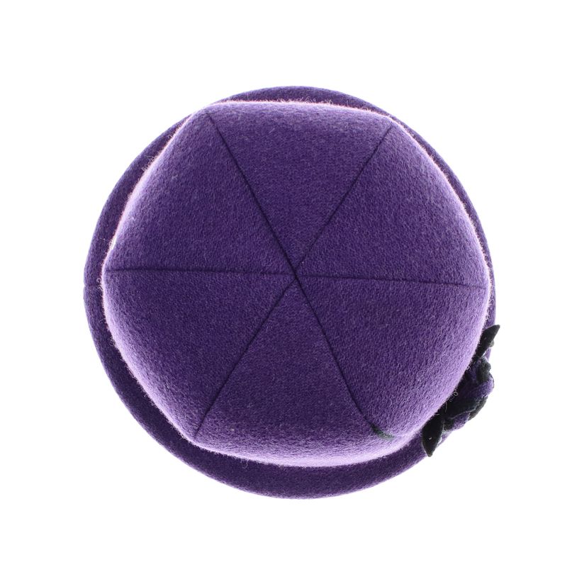 Fashion, accesorii si bijuterii - Femei - Accesorii femei - Caciuli si palarii femei - Palarie dama, bir mic, din lana si polimida, Demi, marime 56-58, Mov - PAL1859 - Infinity.ro