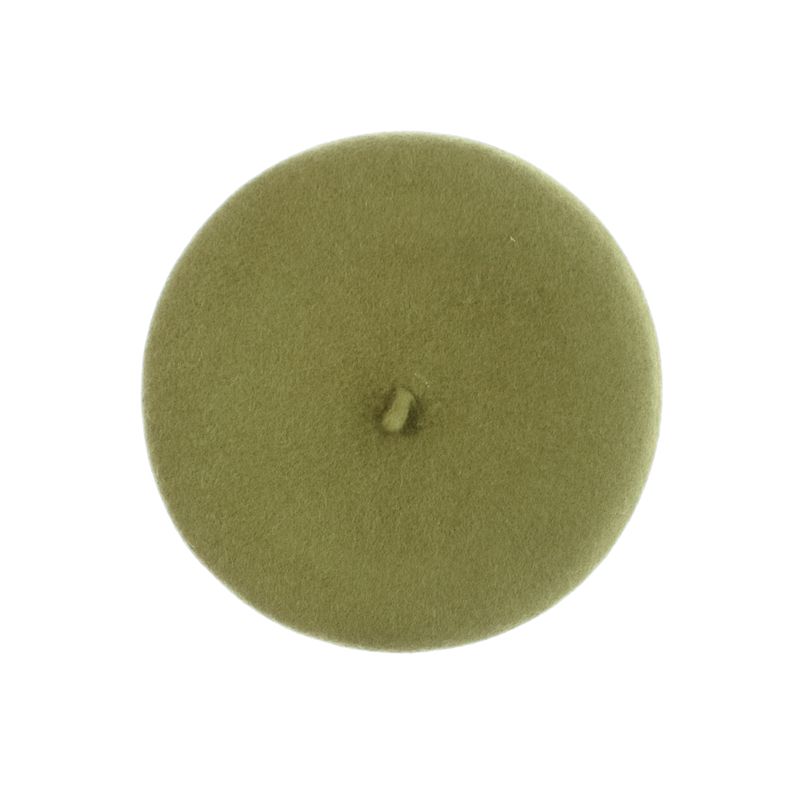 Fashion, accesorii si bijuterii - Femei - Accesorii femei - Caciuli si palarii femei - Bereta de dama, Buticcochet, din lana si acril, model cu perle, one size, Vernil - BSC774 - Infinity.ro
