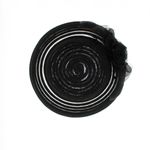 Fashion, accesorii si bijuterii - Femei - Accesorii femei - Caciuli si palarii femei - Palarie de dama, din poliester, Buticcochet, bor mic cu dungi si fundita, One size, Negru - PAL1684 - Infinity.ro