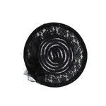 Fashion, accesorii si bijuterii - Femei - Accesorii femei - Caciuli si palarii femei - Palarie de soare, Dama, Buticcochet, din material textil, cu fundita si floare, Negru - PAL1570 - Infinity.ro