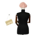 Fashion, accesorii si bijuterii - Femei - Accesorii femei - Caciuli si palarii femei - Bereta de dama, Buticcochet, din acril si vascoza, model cu strasuri, one size, Roz - BSC731 - Infinity.ro