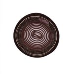 Fashion, accesorii si bijuterii - Femei - Accesorii femei - Caciuli si palarii femei - Palarie de dama, din poliester, Buticcochet, cu dungi si flori decorative, bor mic, One size, Maro - PAL1647 - Infinity.ro