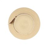 Fashion, accesorii si bijuterii - Femei - Accesorii femei - Caciuli si palarii femei - Palarie de soare, Dama, din paie de hartie, Buticcochet, One size, cu banda decorativa, Bej - PAL1706 - Infinity.ro