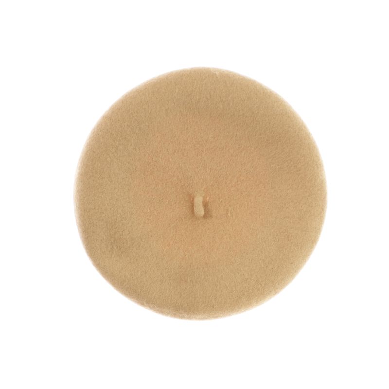 Fashion, accesorii si bijuterii - Femei - Accesorii femei - Caciuli si palarii femei - Bereta de dama, Buticcochet, din lana si acril, model cu perle, one size, Bej - BSC775 - Infinity.ro