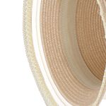 Fashion, accesorii si bijuterii - Femei - Accesorii femei - Caciuli si palarii femei - Palarie de soare, Dama, din paie de hartie, Buticcochet, cu accesoriu decorativ, One size, Bej - PAL1639 - Infinity.ro