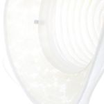 Fashion, accesorii si bijuterii - Femei - Accesorii femei - Caciuli si palarii femei - Palarie de soare, Dama, Buticcochet, din material textil, cu fundita , Alb - PAL1575 - Infinity.ro