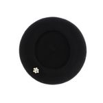 Fashion, accesorii si bijuterii - Femei - Accesorii femei - Caciuli si palarii femei - Bereta de dama, Buticcochet, din lana si acril, model cu perle, one size, Negru - BSC769 - Infinity.ro