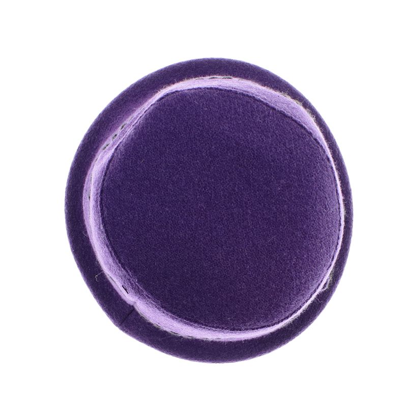 Fashion, accesorii si bijuterii - Femei - Accesorii femei - Caciuli si palarii femei - Palarie dama, bir mic, din lana si polimida, Demi, marime 56-58, Mov - PAL1858 - Infinity.ro
