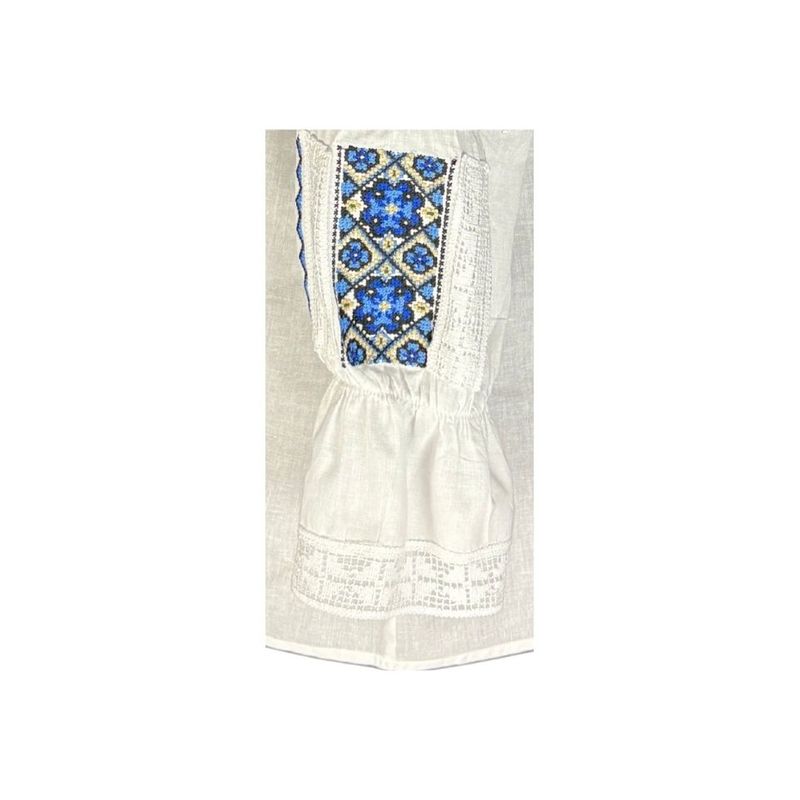 Fashion, accesorii si bijuterii - Femei - Imbracaminte femei - Camasi si bluze femei - Bluza dama RFN 2 alb/albastru marimea S - Infinity.ro