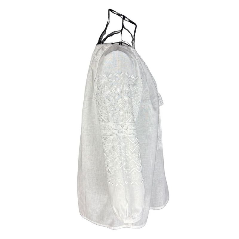 Fashion, accesorii si bijuterii - Femei - Imbracaminte femei - Camasi si bluze femei - Bluza dama RFN 2 alb crystal , marimea XL - Infinity.ro