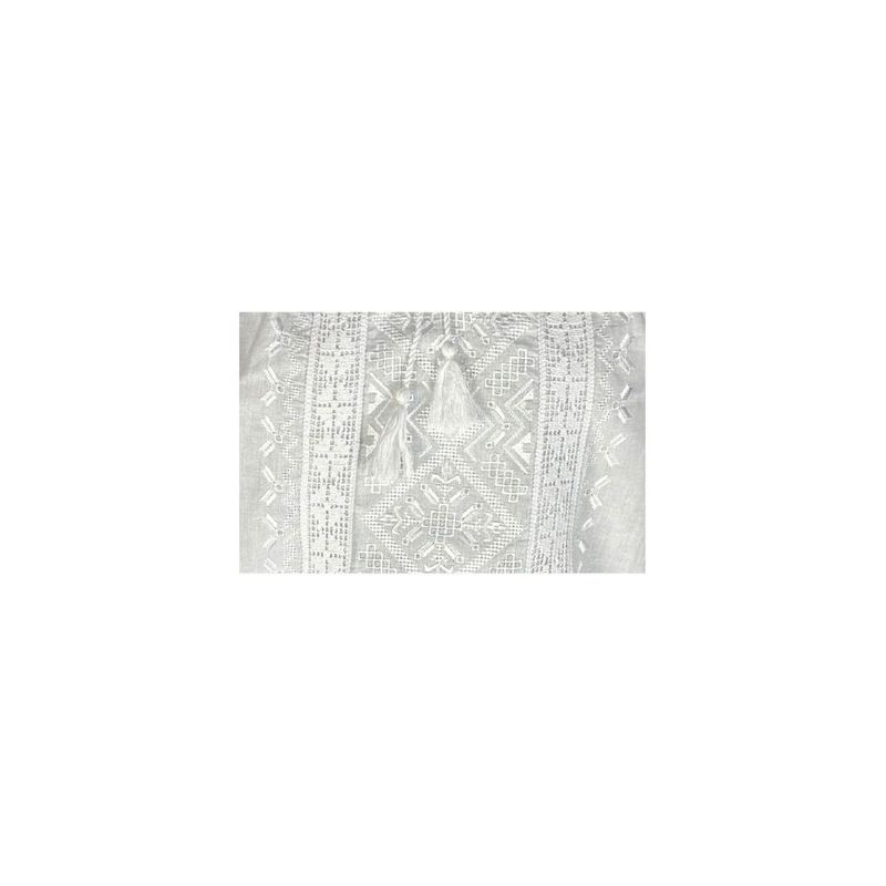Fashion, accesorii si bijuterii - Femei - Imbracaminte femei - Camasi si bluze femei - Bluza dama RFN 2 alb crystal , marimea XL - Infinity.ro