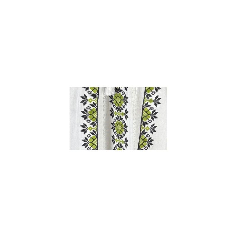 Fashion, accesorii si bijuterii - Femei - Imbracaminte femei - Camasi si bluze femei - Bluza dama tip ie I26 alb/verde marimea S - Infinity.ro