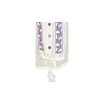 Fashion, accesorii si bijuterii - Femei - Imbracaminte femei - Camasi si bluze femei - Bluza dama RSL5 alb/mov , marimea L - Infinity.ro