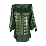 Fashion, accesorii si bijuterii - Femei - Imbracaminte femei - Camasi si bluze femei - Bluza dama RS25 verde/bej , marimea M - Infinity.ro