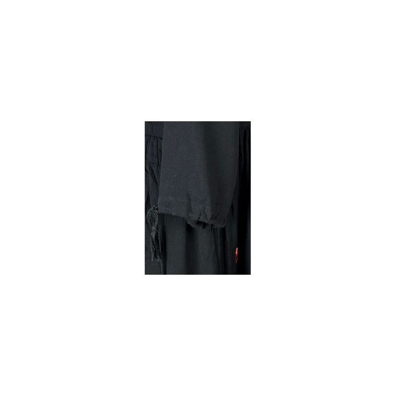 Fashion, accesorii si bijuterii - Femei - Imbracaminte femei - Rochii femei - Rochie dama 025 negru/ciclam , marimea L - Infinity.ro