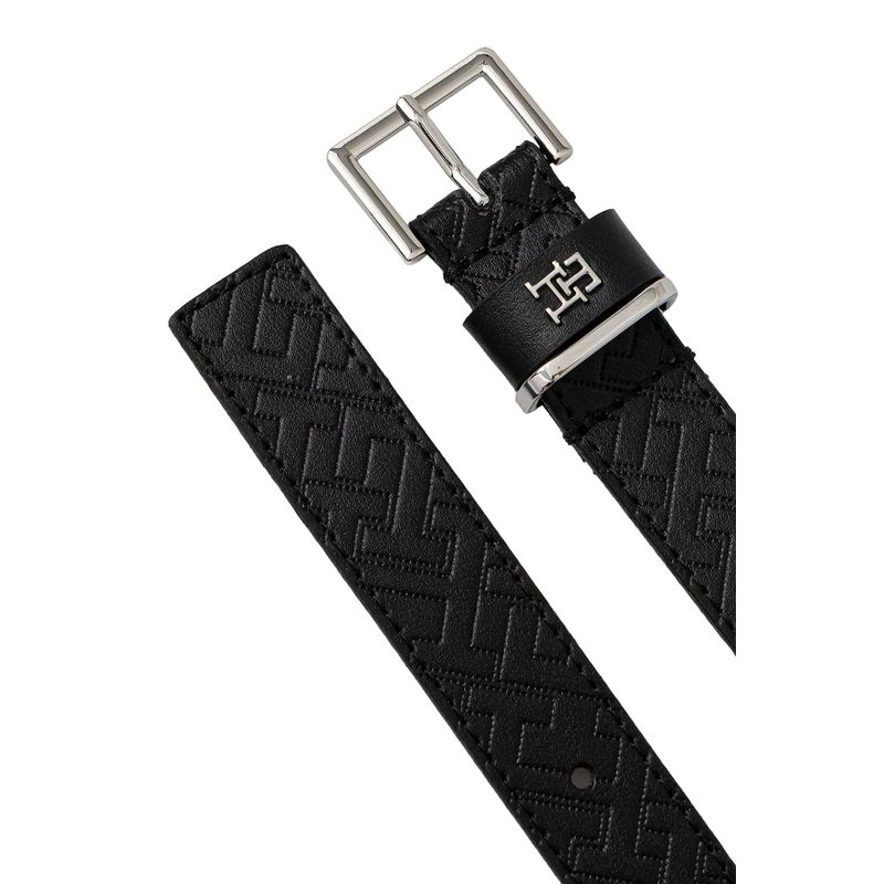 Fashion, accesorii si bijuterii - Femei - Accesorii femei - Curele femei - Curea dama Tommy Hilfiger AW0AW17753 Negru 85 - Infinity.ro