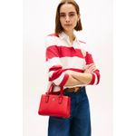 Fashion, accesorii si bijuterii - Femei - Accesorii femei - Genti si rucsacuri femei - Geanta dama Crossbody Tommy Hilfiger AW0AW18379 Rosu 21.5 x 15.5 x 10 cm - Infinity.ro