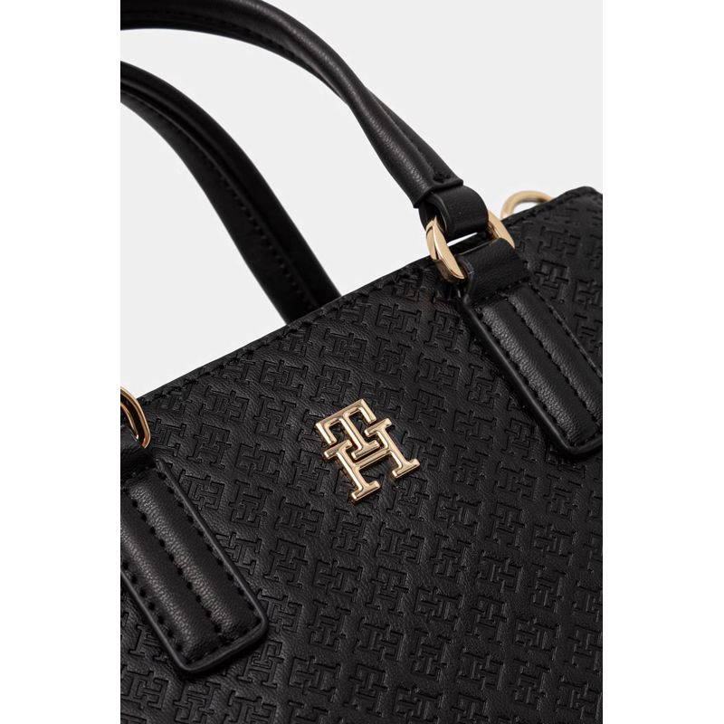 Fashion, accesorii si bijuterii - Femei - Accesorii femei - Genti si rucsacuri femei - Geanta dama crossbody Tommy Hilfiger AW0AW18416 Negru 21.5 x 15.5 x 10 cm - Infinity.ro