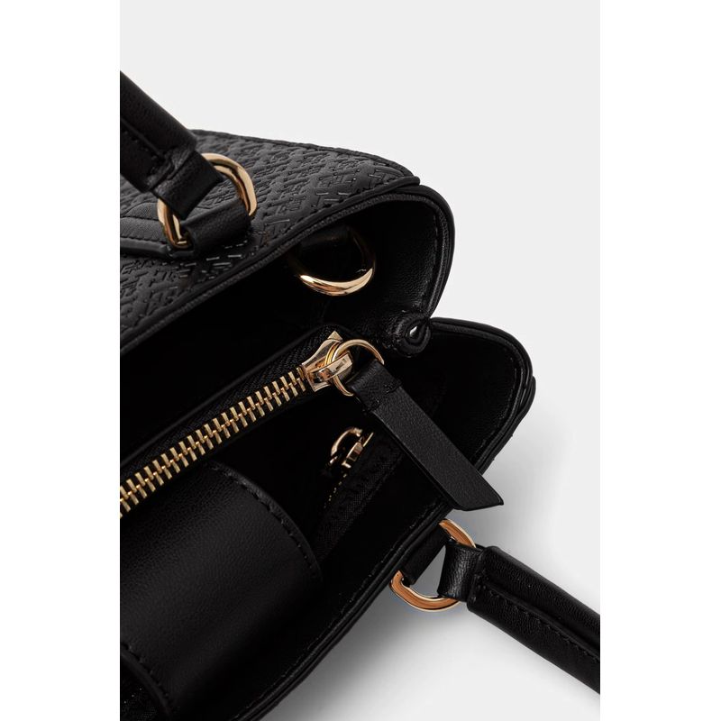 Fashion, accesorii si bijuterii - Femei - Accesorii femei - Genti si rucsacuri femei - Geanta dama crossbody Tommy Hilfiger AW0AW18416 Negru 21.5 x 15.5 x 10 cm - Infinity.ro