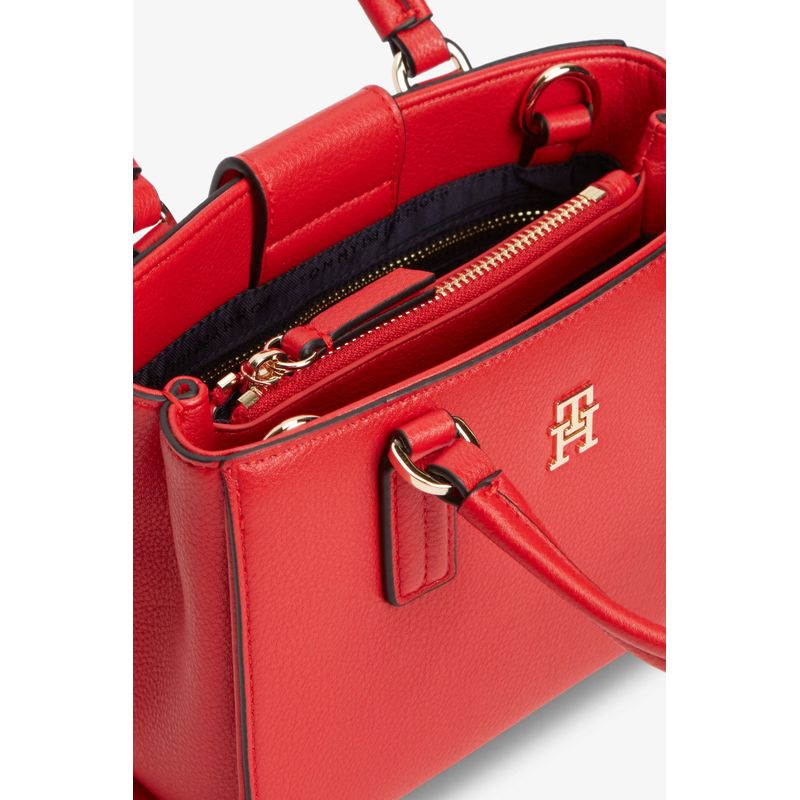 Fashion, accesorii si bijuterii - Femei - Accesorii femei - Genti si rucsacuri femei - Geanta dama Crossbody Tommy Hilfiger AW0AW18379 Rosu 21.5 x 15.5 x 10 cm - Infinity.ro