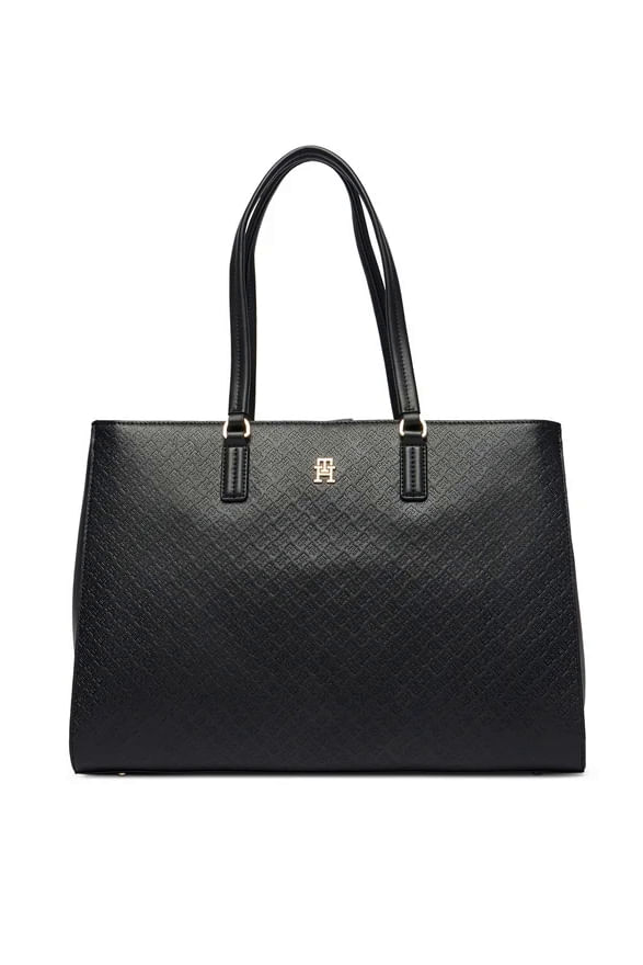 Geanta dama shopper Tommy Hilfiger AW0AW18417 Negru 40 x 28 x 18 cm