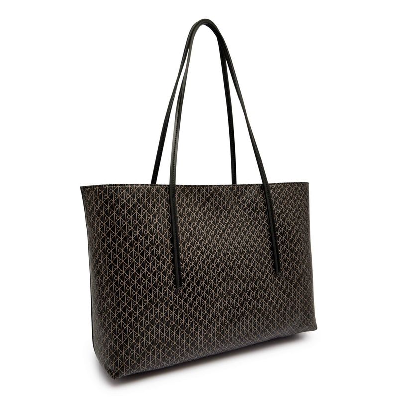 Fashion, accesorii si bijuterii - Femei - Accesorii femei - Genti si rucsacuri femei - Geanta shopper Calvin Klein LV04F3266G Maro 39 x 28 x 13 cm - Infinity.ro