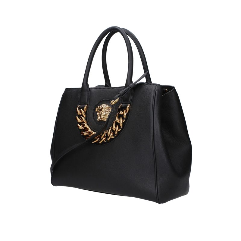 Fashion, accesorii si bijuterii - Femei - Accesorii femei - Genti si rucsacuri femei - Geanta dama Versace Medusa Negru 32 x 26 x 14.5 cm - Infinity.ro