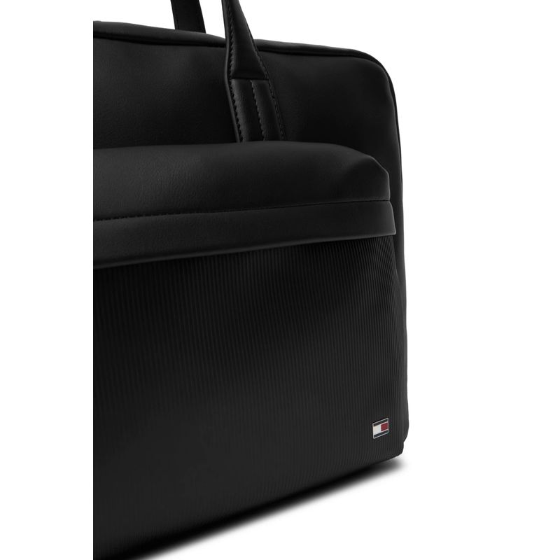Fashion, accesorii si bijuterii - Barbati - Accesorii barbati - Genti si rucsacuri barbati - Geanta pentru laptop Tommy Hilfiger AM0AM13989 Negru 38 x 29 x 7 cm - Infinity.ro