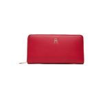 Fashion, accesorii si bijuterii - Femei - Accesorii femei - Portofele femei - Portofel dama Tommy Hilfiger  AW0AW17744 Rosu 19 x 10 x 3 cm - Infinity.ro