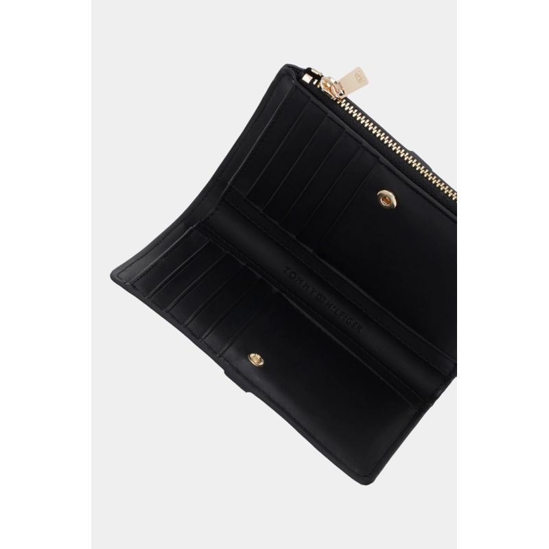 Fashion, accesorii si bijuterii - Femei - Accesorii femei - Portofele femei - Portofel dama Tommy Hilfiger  AW0AW18134 Negru 14.5 x 9.5 x 2.5 cm - Infinity.ro
