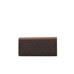 Fashion, accesorii si bijuterii - Femei - Accesorii femei - Portofele femei - Portofel Michael Kors din piele F85727 Maro 19.5 x 10 x 2 cm - Infinity.ro