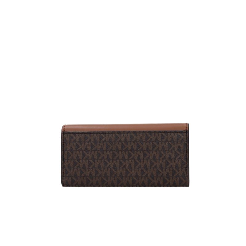 Fashion, accesorii si bijuterii - Femei - Accesorii femei - Portofele femei - Portofel Michael Kors din piele F85727 Maro 19.5 x 10 x 2 cm - Infinity.ro