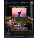 TV, Audio-Video si Foto - Videoproiectoare si accesorii - Videoproiectoare - ETOE Starfish 2 – proiector smart portabil Full HD, 500 ANSI, autofocus, Google TV, Netflix, 300° rotatie - Infinity.ro