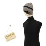 Fashion, accesorii si bijuterii - Barbati - Accesorii barbati - Caciuli si sepci barbati - Fes barbatesc, ButicCochet, tricotat, din acril si sintetic, one size, Gri - FES335 - Infinity.ro