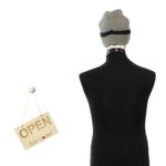 Fashion, accesorii si bijuterii - Barbati - Accesorii barbati - Caciuli si sepci barbati - Fes barbatesc, ButicCochet, tricotat, din acril si sintetic, one size, Gri - FES335 - Infinity.ro