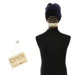Fashion, accesorii si bijuterii - Barbati - Accesorii barbati - Caciuli si sepci barbati - Fes barbatesc, ButicCochet, tricotat, din acril si sintetic, one size, Bleumarin - FES354 - Infinity.ro