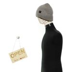 Fashion, accesorii si bijuterii - Barbati - Accesorii barbati - Caciuli si sepci barbati - Fes barbatesc, ButicCochet, tricotat, din acril si sintetic , one size, Gri - FES327 - Infinity.ro