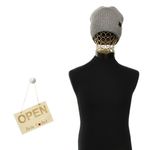 Fashion, accesorii si bijuterii - Barbati - Accesorii barbati - Caciuli si sepci barbati - Fes barbatesc, ButicCochet, tricotat, din acril si sintetic , one size, Gri - FES327 - Infinity.ro