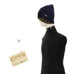 Fashion, accesorii si bijuterii - Barbati - Accesorii barbati - Caciuli si sepci barbati - Fes barbatesc, ButicCochet, tricotat, din acril si sintetic, one size, Bleumarin - FES354 - Infinity.ro