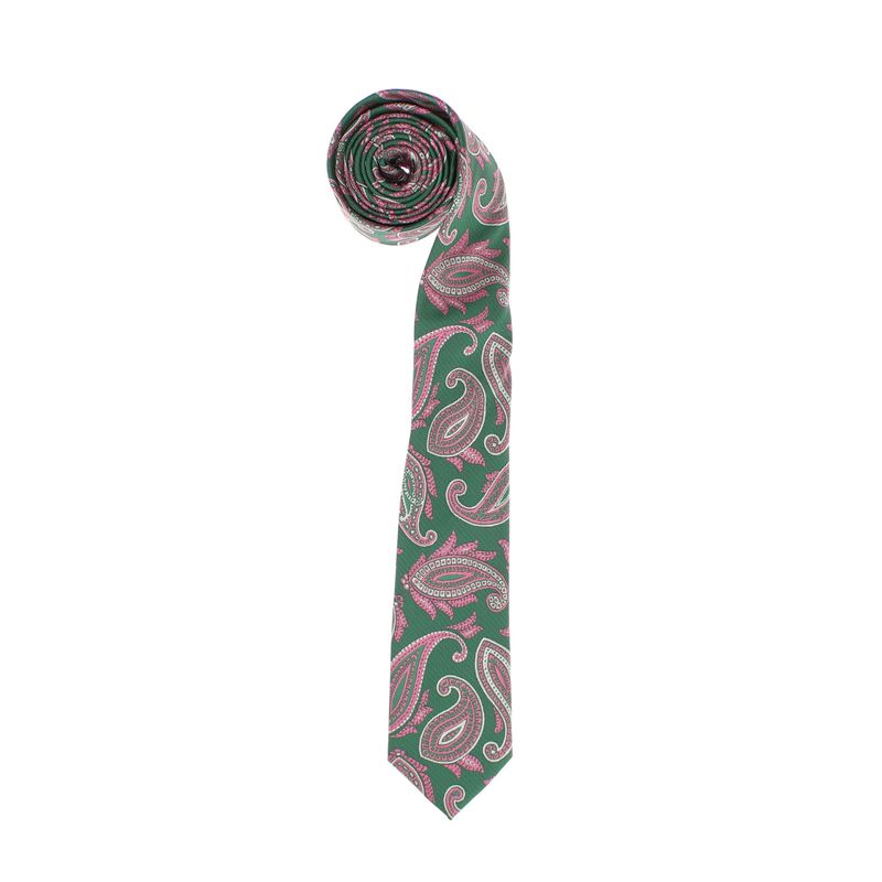Fashion, accesorii si bijuterii - Barbati - Accesorii barbati - Cravate si papioane barbati - Set cravata si batista, Buticcochet, din material sintetic, 148 x 6 cm, model stilizat, Multicolor - CRV334 - Infinity.ro