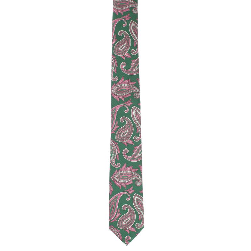 Fashion, accesorii si bijuterii - Barbati - Accesorii barbati - Cravate si papioane barbati - Set cravata si batista, Buticcochet, din material sintetic, 148 x 6 cm, model stilizat, Multicolor - CRV334 - Infinity.ro
