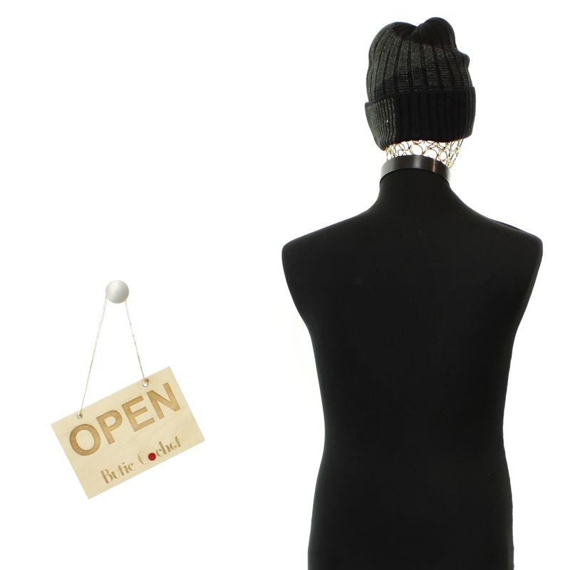 Fashion, accesorii si bijuterii - Barbati - Accesorii barbati - Caciuli si sepci barbati - Fes barbatesc, ButicCochet, tricotat, din acril si sintetic, one size, Negru - FES353 - Infinity.ro