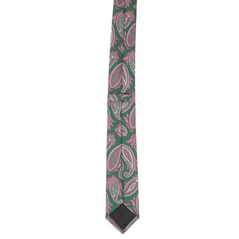 Fashion, accesorii si bijuterii - Barbati - Accesorii barbati - Cravate si papioane barbati - Set cravata si batista, Buticcochet, din material sintetic, 148 x 6 cm, model stilizat, Multicolor - CRV334 - Infinity.ro