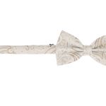 Fashion, accesorii si bijuterii - Barbati - Accesorii barbati - Cravate si papioane barbati - Set 3 piese, papion, butoni si batista, pentru barbati, ButicCochet, Bej - SETP301 - Infinity.ro