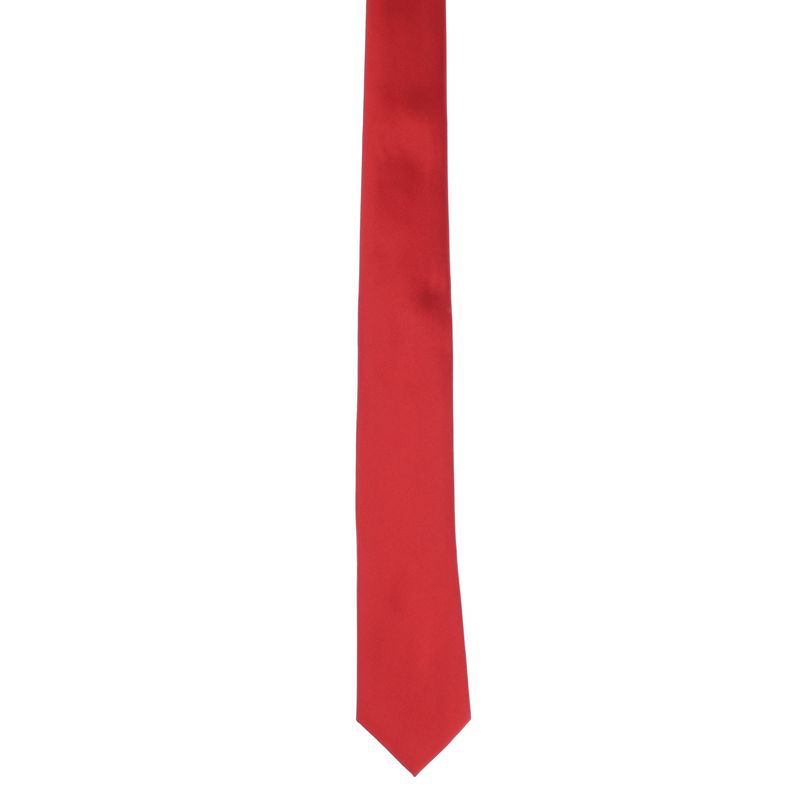 Fashion, accesorii si bijuterii - Barbati - Accesorii barbati - Cravate si papioane barbati - Set cravata si batista, Buticcochet, din material sintetic, 148 x 6 cm, Rosu - CRV336 - Infinity.ro
