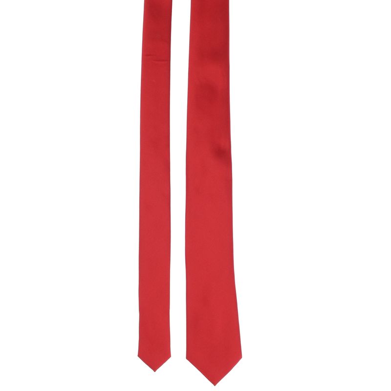Fashion, accesorii si bijuterii - Barbati - Accesorii barbati - Cravate si papioane barbati - Set cravata si batista, Buticcochet, din material sintetic, 148 x 6 cm, Rosu - CRV336 - Infinity.ro