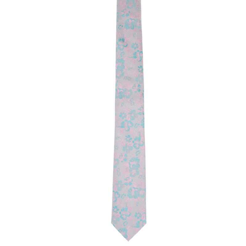 Fashion, accesorii si bijuterii - Barbati - Accesorii barbati - Cravate si papioane barbati - Set cravata si batista, Buticcochet, din material sintetic, 148 x 6 cm, model stilizat, Multicolor - CRV323 - Infinity.ro
